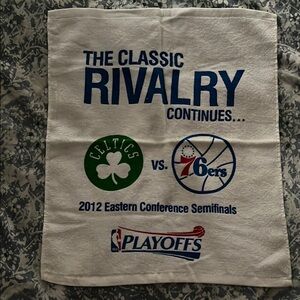 NBA White and Green Rivalry Commemorative Towel